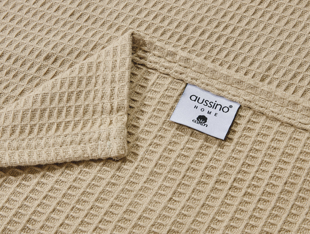 Aussino 100% Cotton Waffle Weave Thermal Blanket - Aussino Malaysia