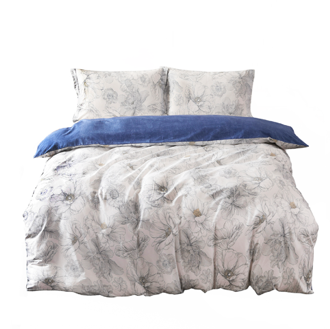 Contempo Beatrix 100% Cotton Quilt Cover Set
