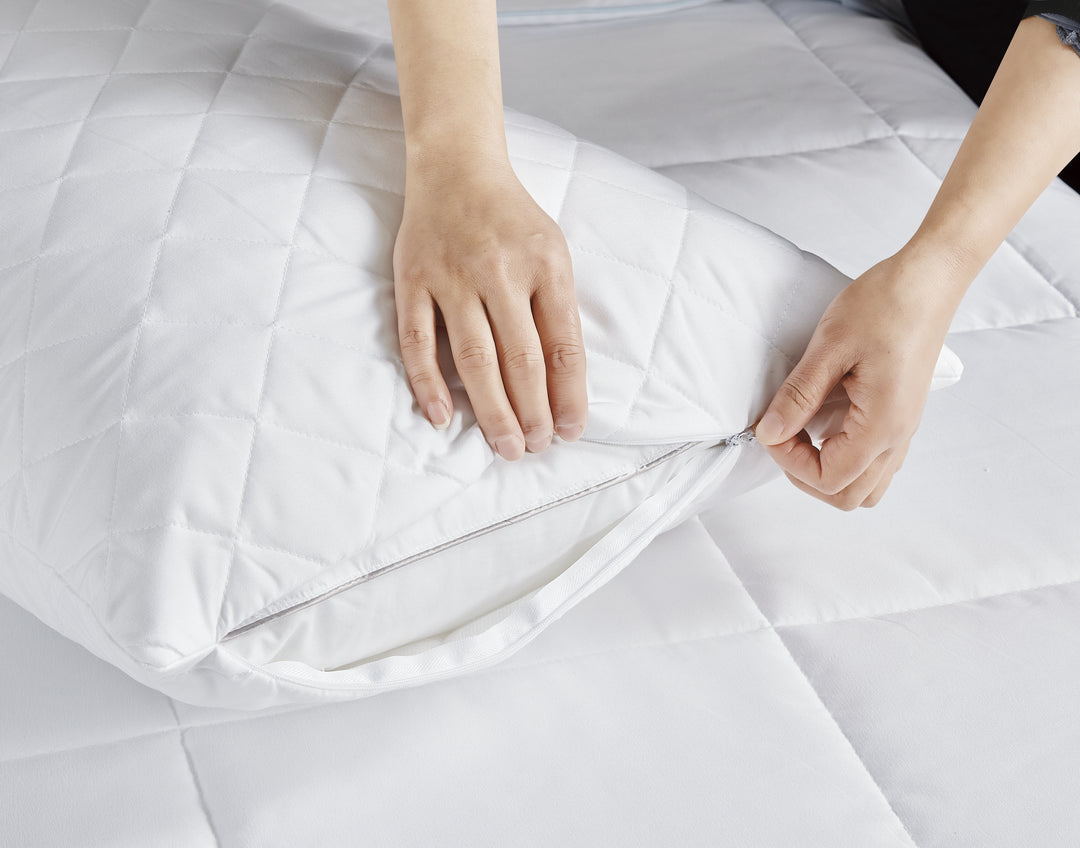 MicroPure Anti-Allergic Pillow Protectors (Set of 2) - Aussino Malaysia