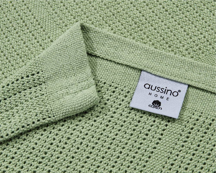 Aussino 100% Cotton Leno Weave Thermal Blanket - Aussino Malaysia