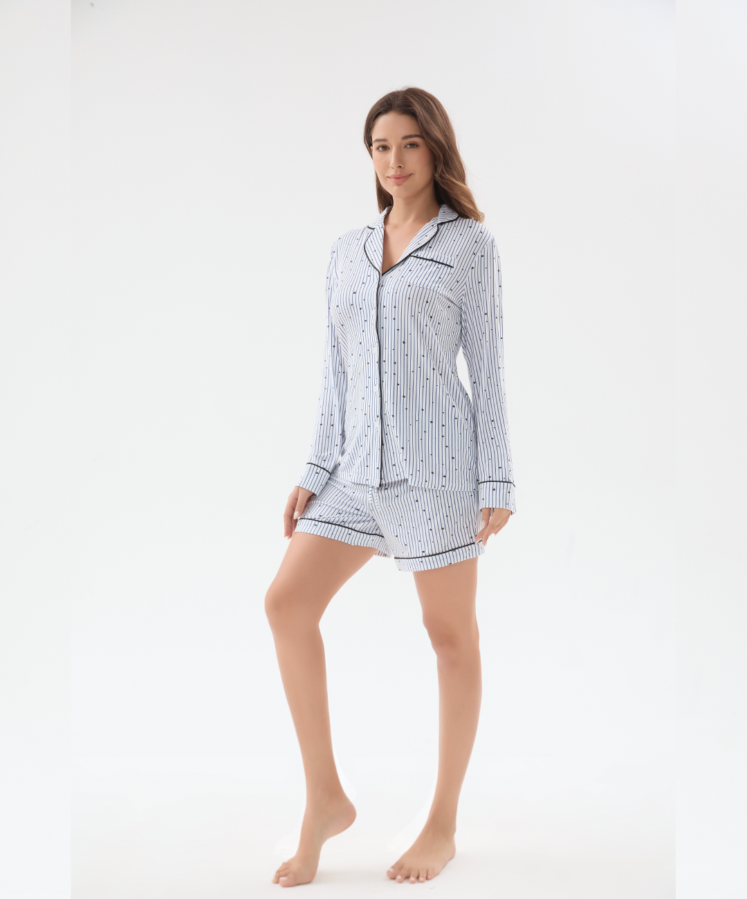 Cool Jammies Bamboo Cooling Long Sleeve Sleepwear Pajama Set - Aussino Malaysia