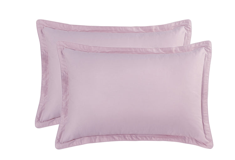 100% Cotton Solid Colored 700 Threadcount Pillow Cases - Aussino Malaysia