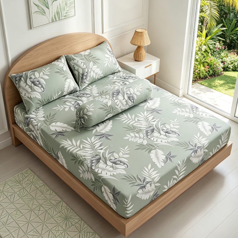 Inspire Kane 100% Cotton Fitted Sheet Set