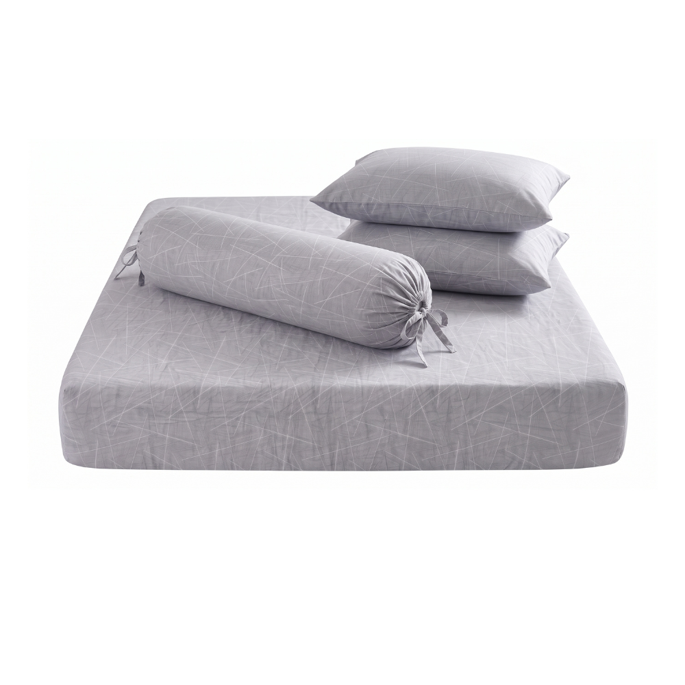 Inspire Monroe 100% Cotton Fitted Sheet Set