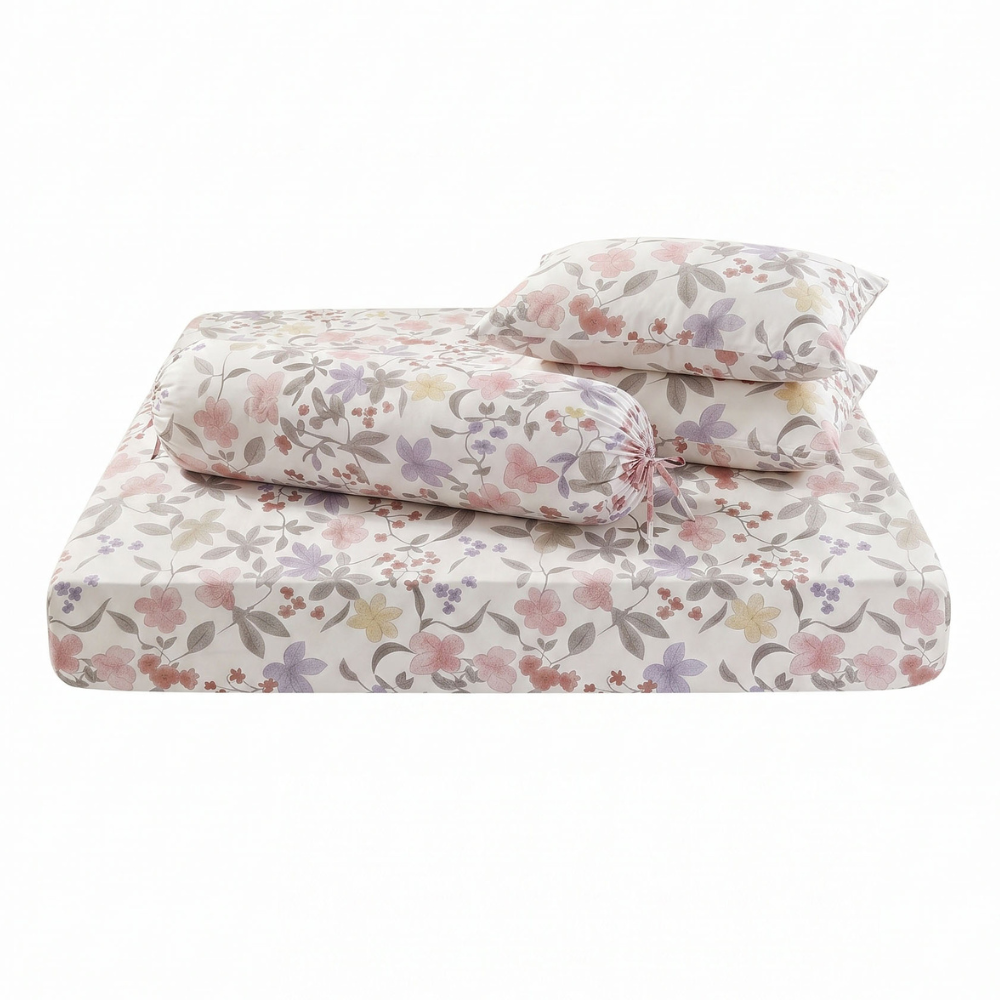 Inspire Jorie 100% Cotton Fitted Sheet Set