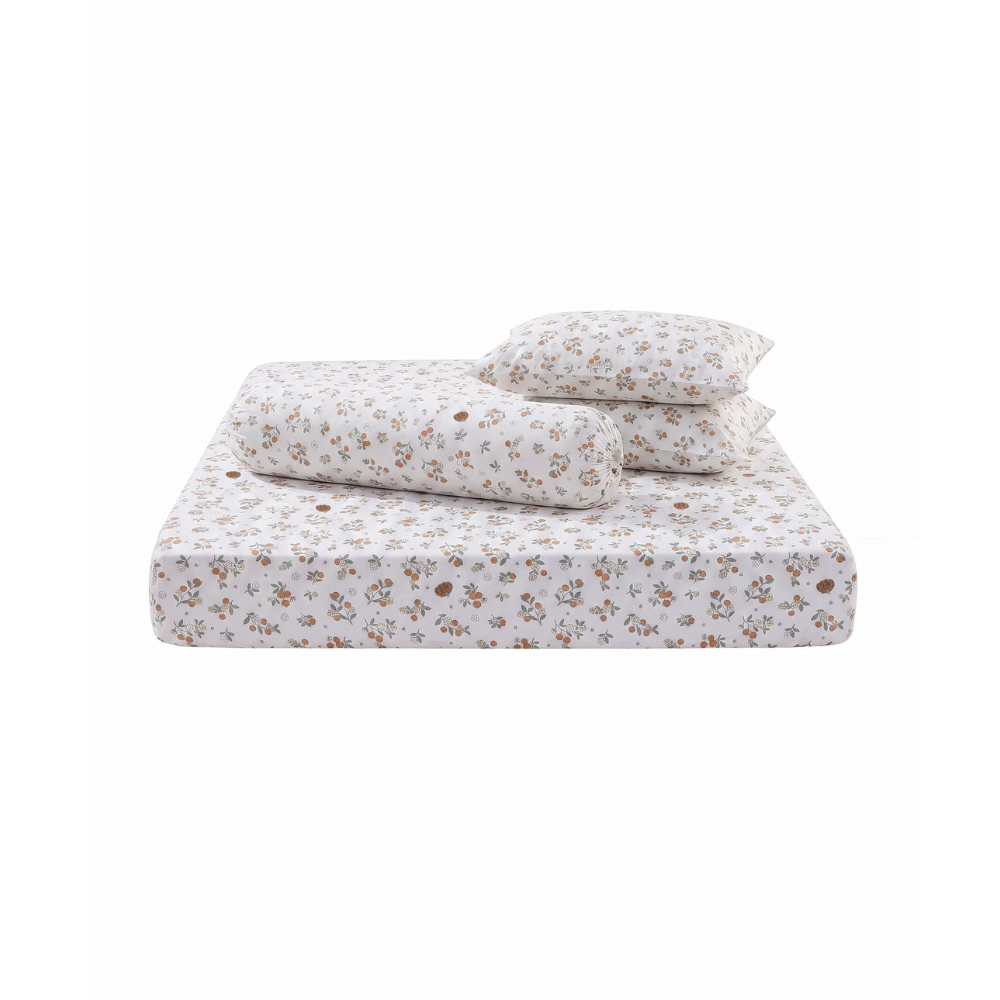 Inspire Ellery 100% Cotton Fitted Sheet Set