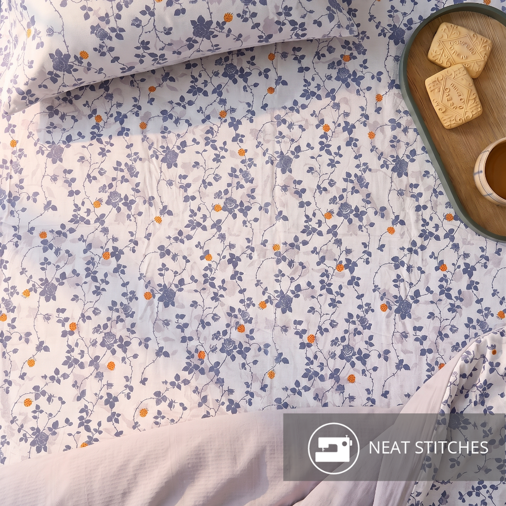 Inspire Eruca 100% Cotton Fitted Sheet Set