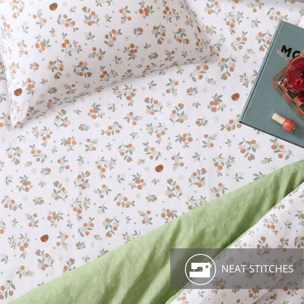 Inspire Ellery 100% Cotton Fitted Sheet Set