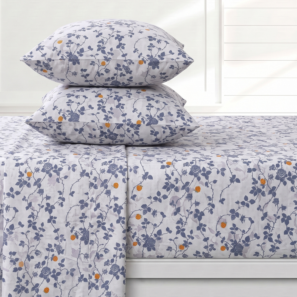 Inspire Eruca 100% Cotton Fitted Sheet Set