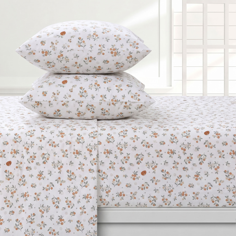 Inspire Ellery 100% Cotton Fitted Sheet Set