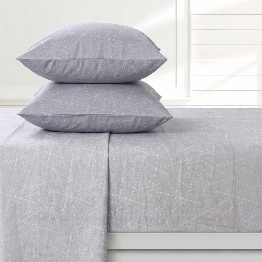 Inspire Monroe 100% Cotton Fitted Sheet Set