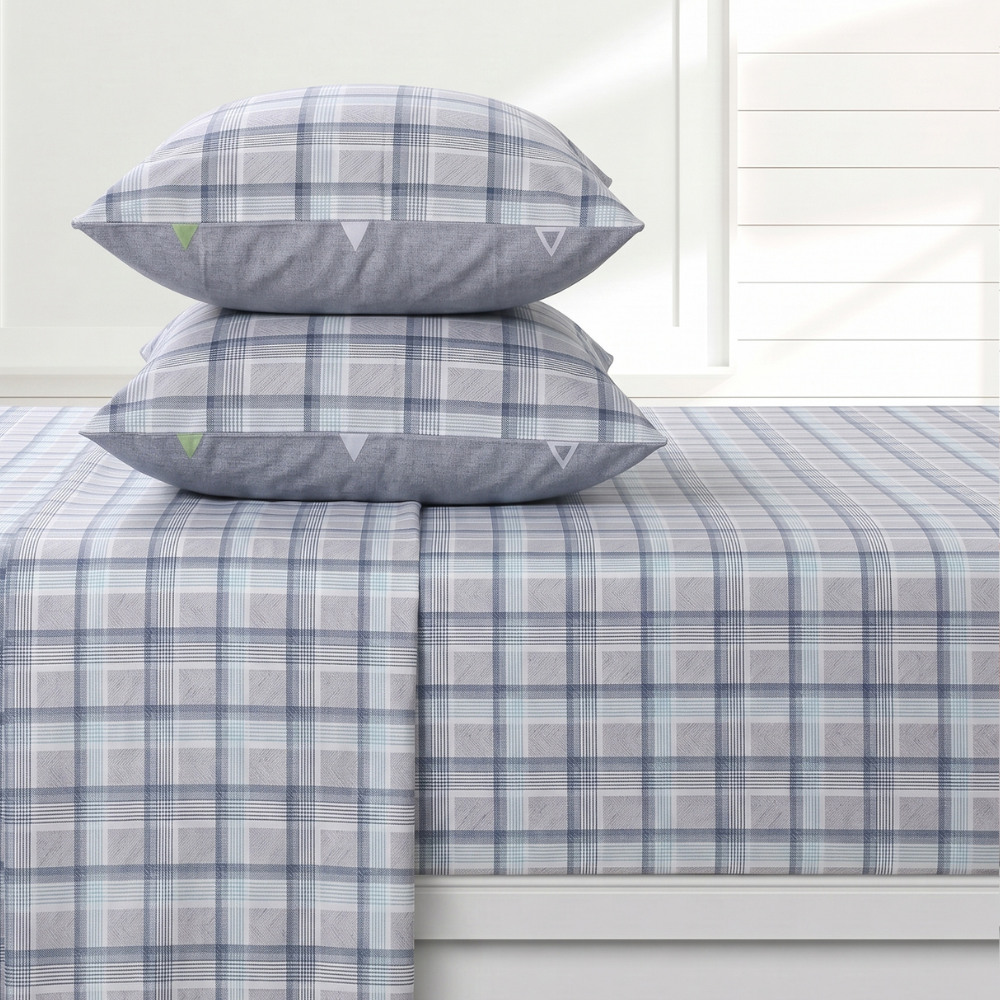 Inspire Wilma 100% Cotton Fitted Sheet Set