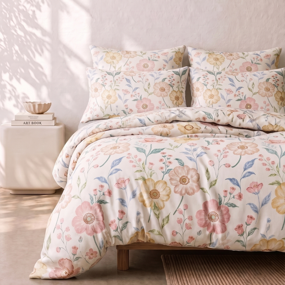 Inspire Orielle 100% Cotton Quilt Cover Set