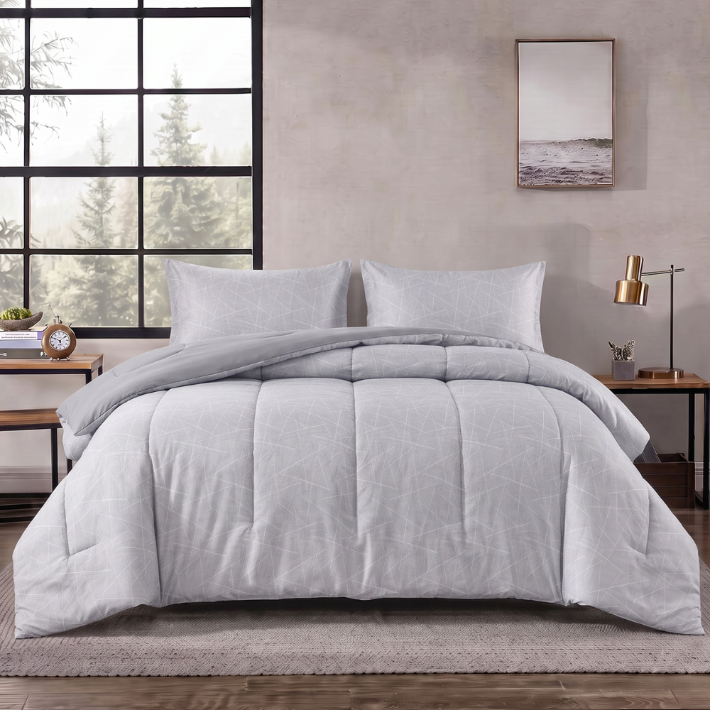 Inspire Monroe 100% Cotton Quilt Cover Set