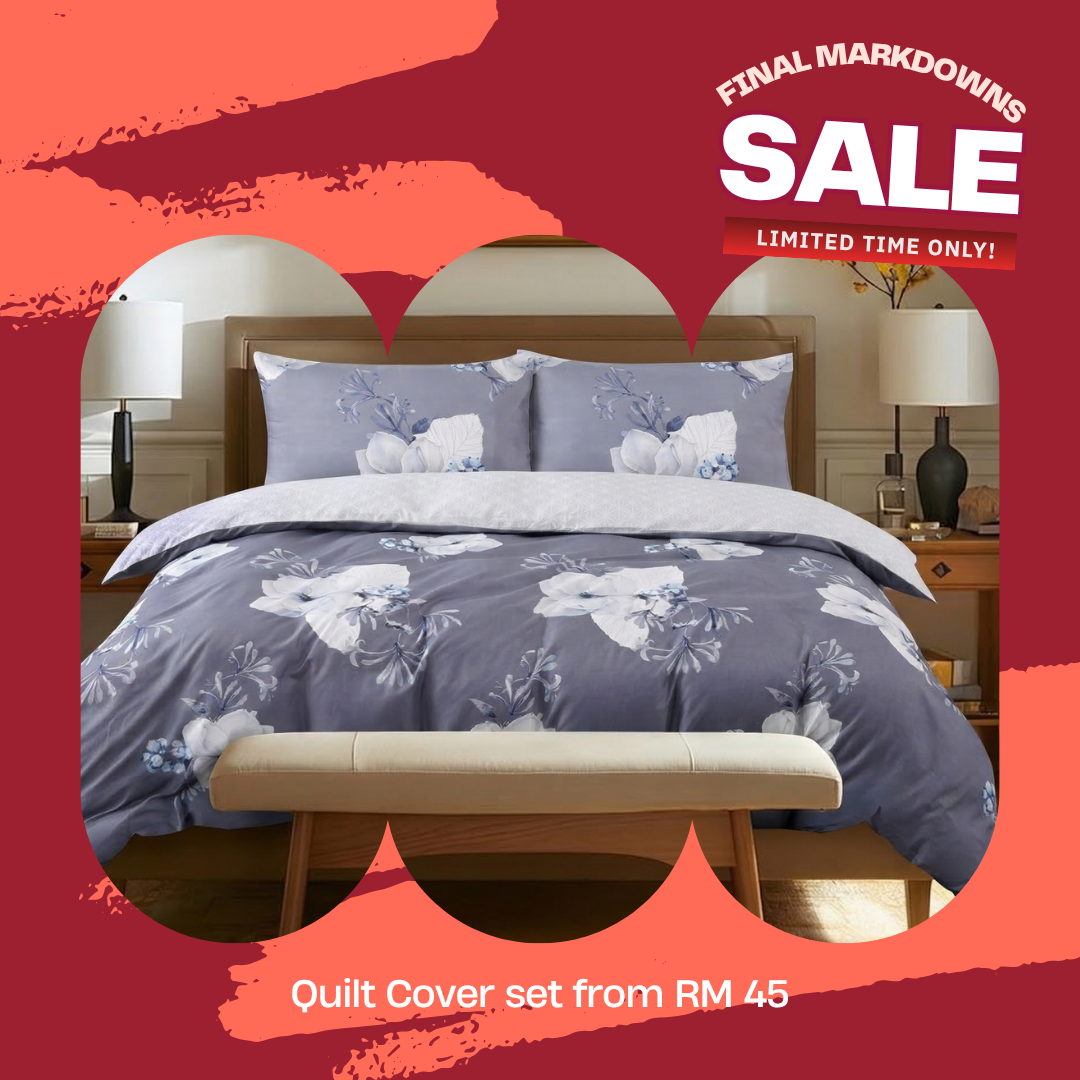 ⚡ FLASH SALE ⚡ Relax Tylin Quilt Cover Set