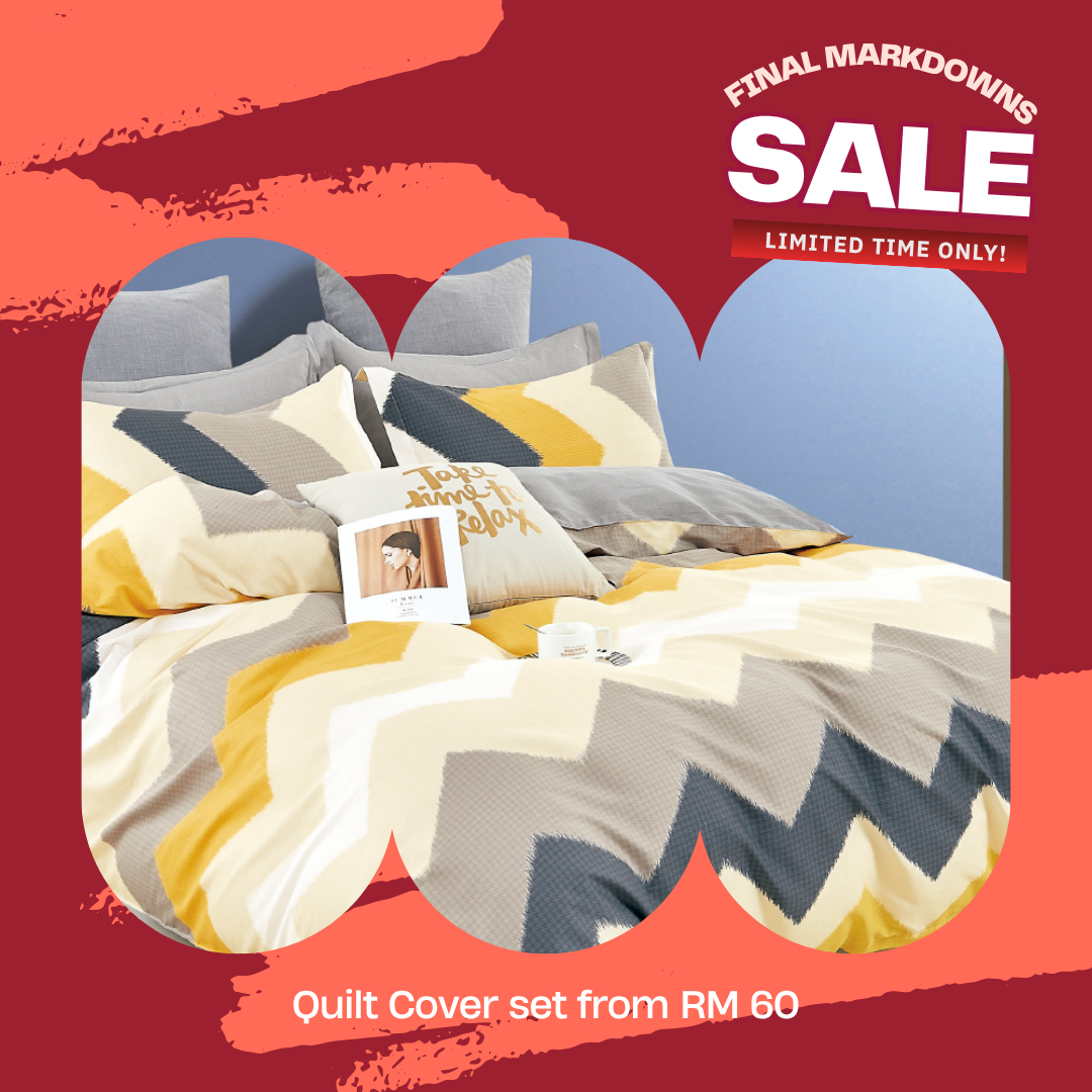 ⚡FLASH SALE⚡ Inspire Dante 100% Cotton Quilt Cover Set