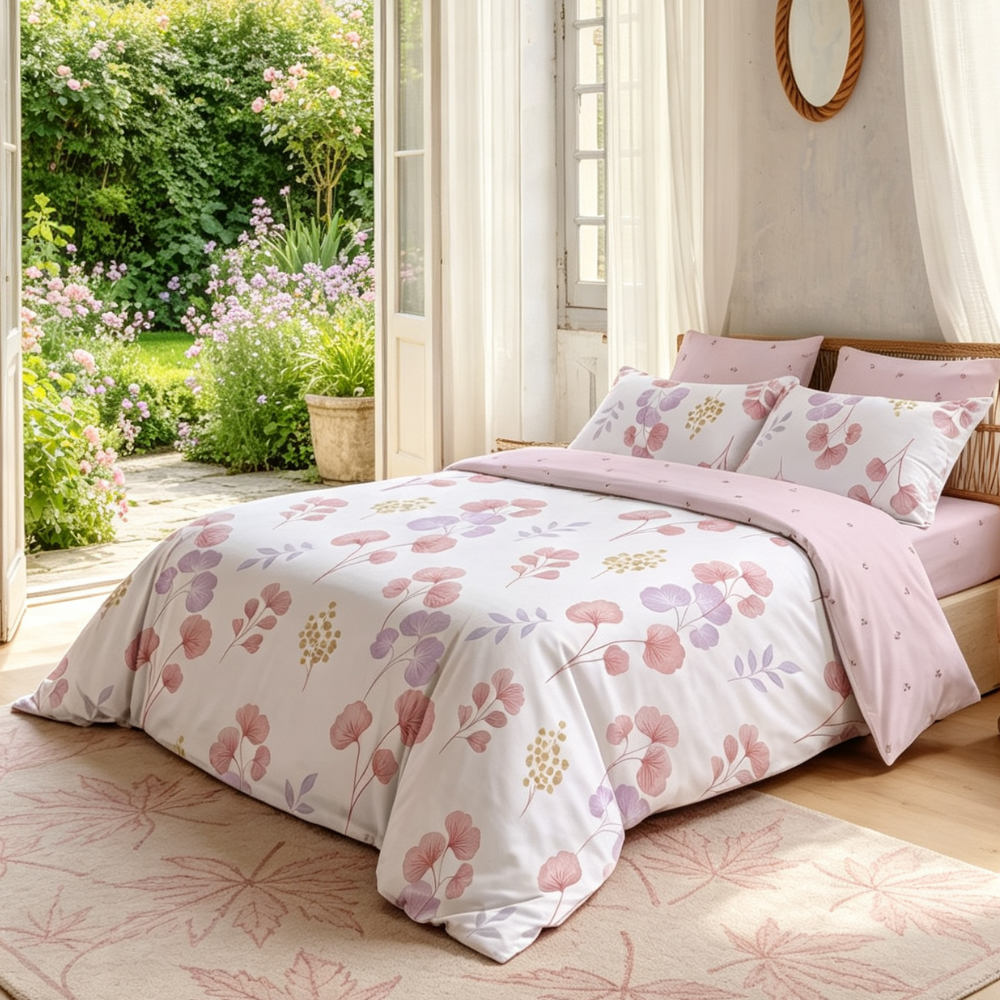 Inspire Raeanna 100% Cotton Quilt Cover Set
