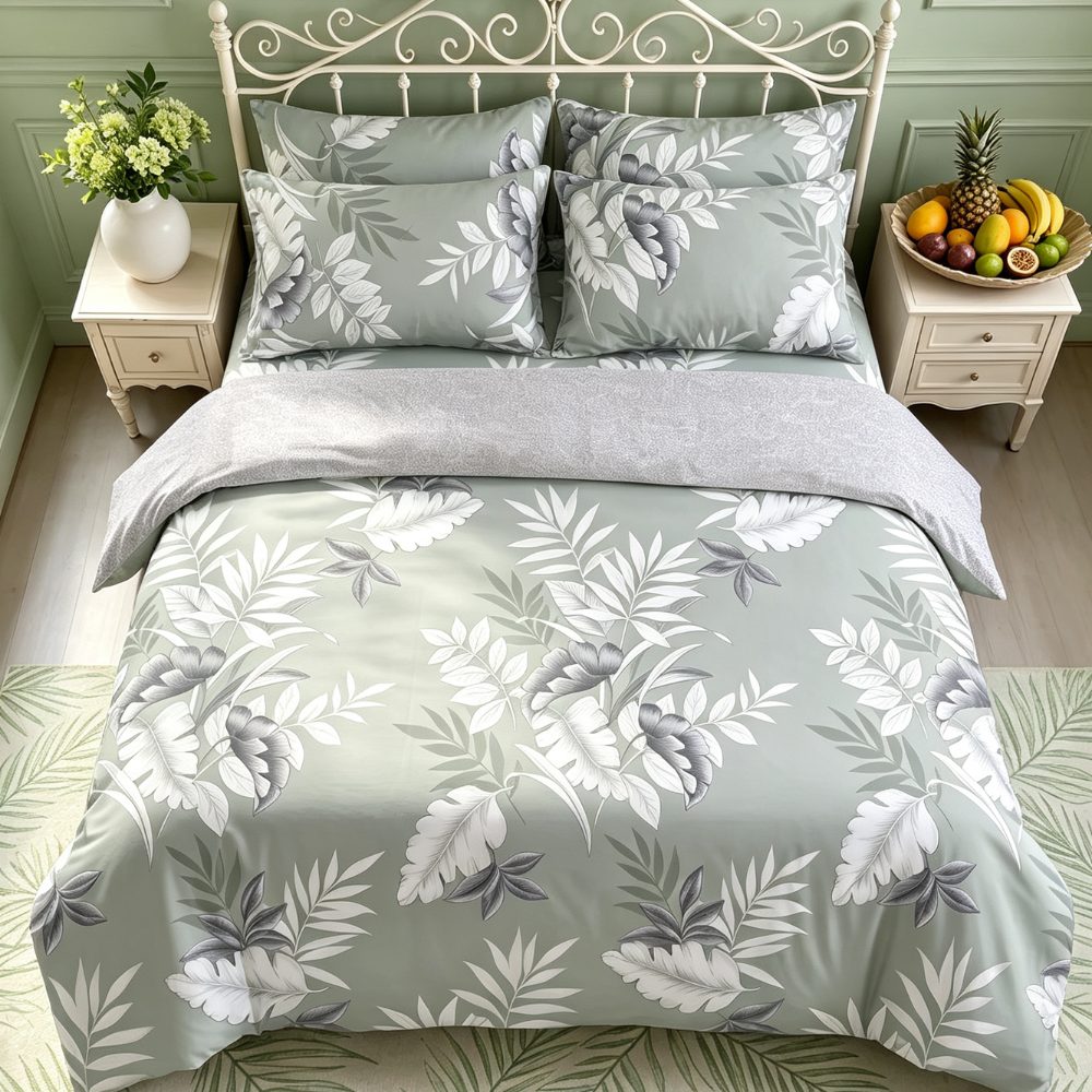 Inspire Kane 100% Cotton Quilt Cover Set