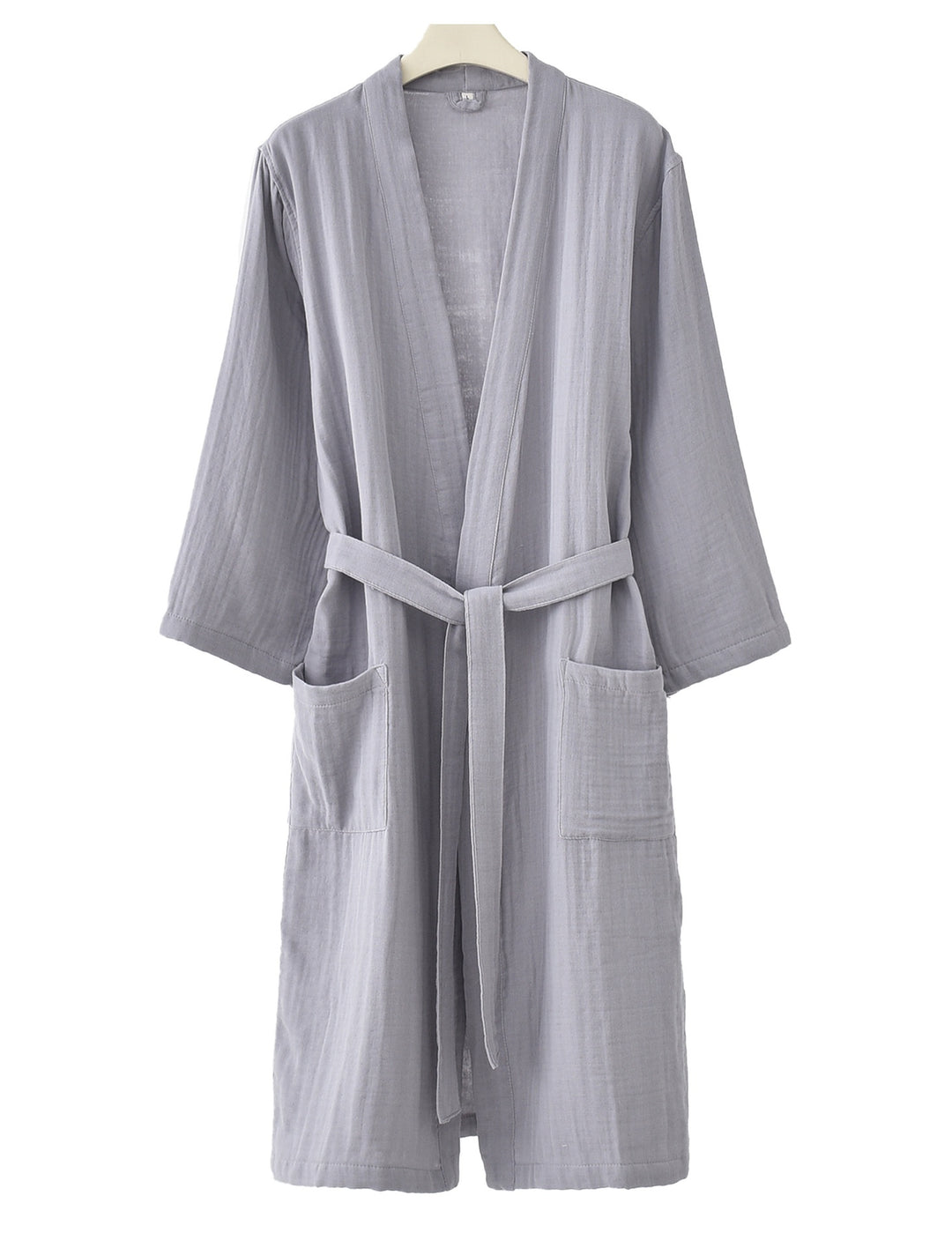 Pure Cotton Four Seasons Class A Three-layer Gauze Bathrobe Bathrobe Home Wear