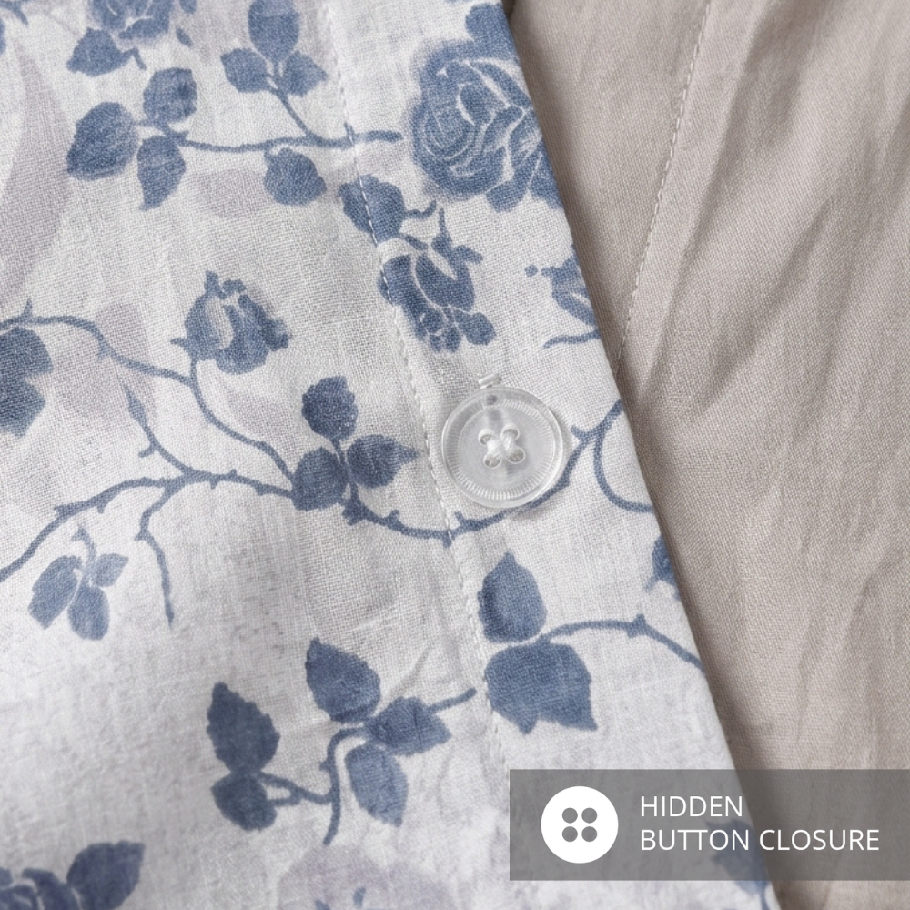 Inspire Eruca 100% Cotton Quilt Cover Set