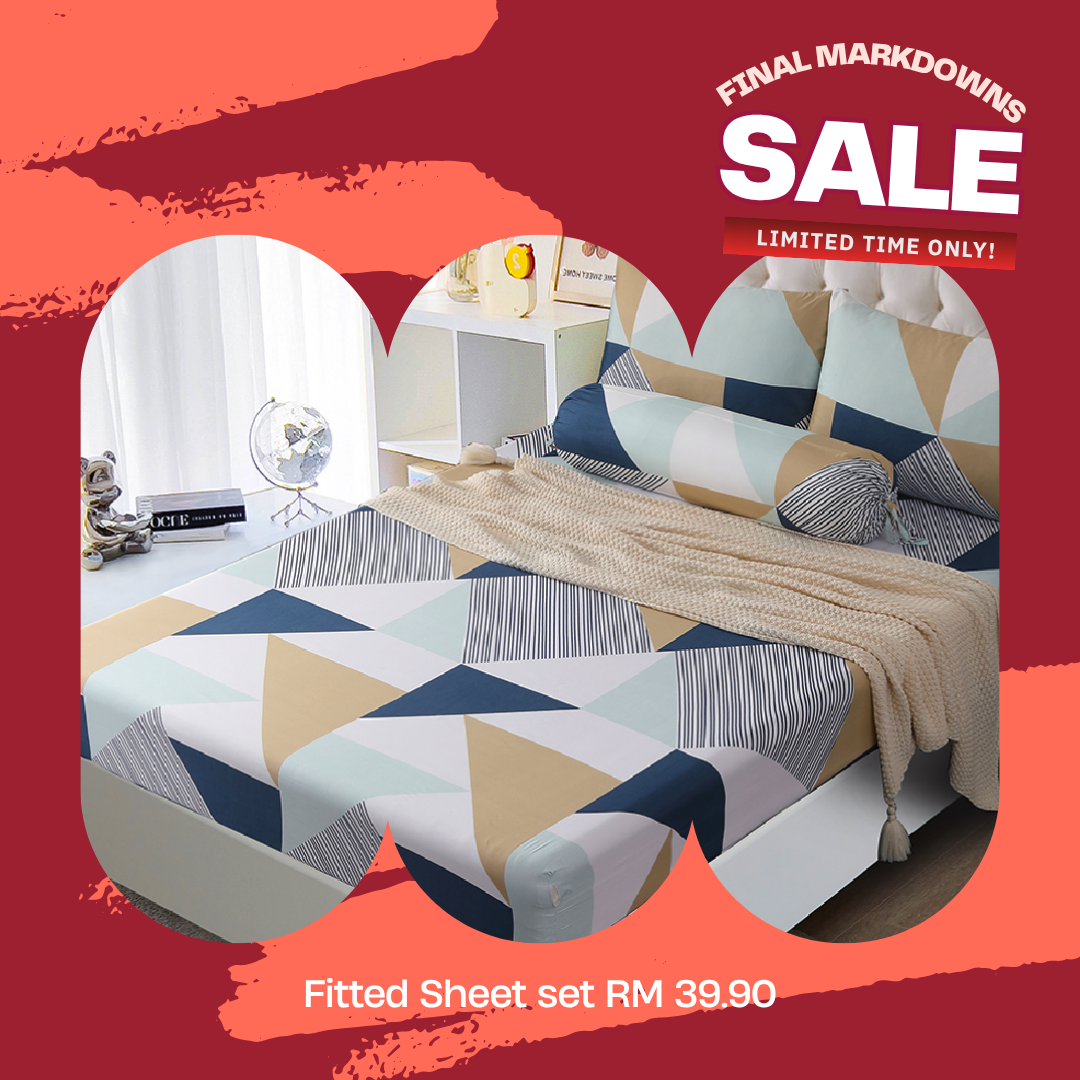 ⚡ FLASH SALE ⚡ Relax Belvio Fitted Sheet Set