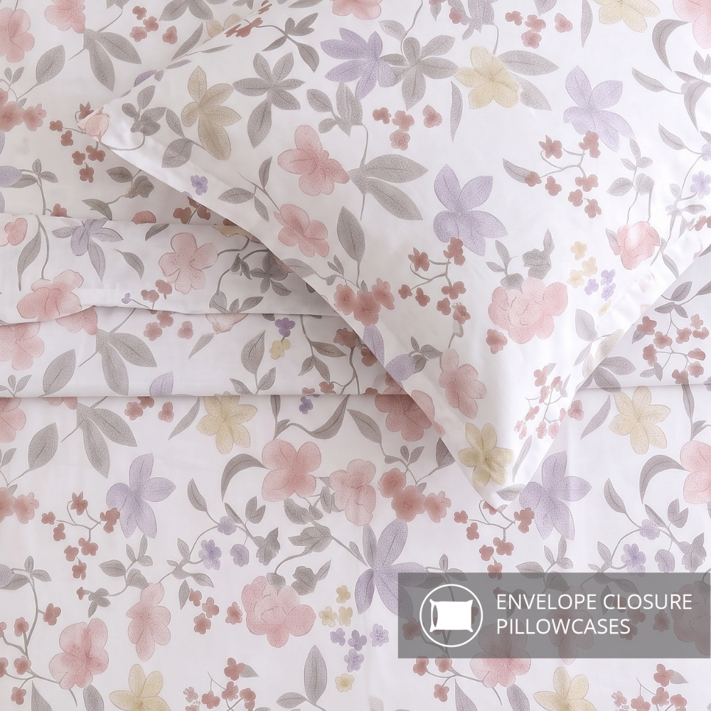 Inspire Jorie 100% Cotton Quilt Cover Set