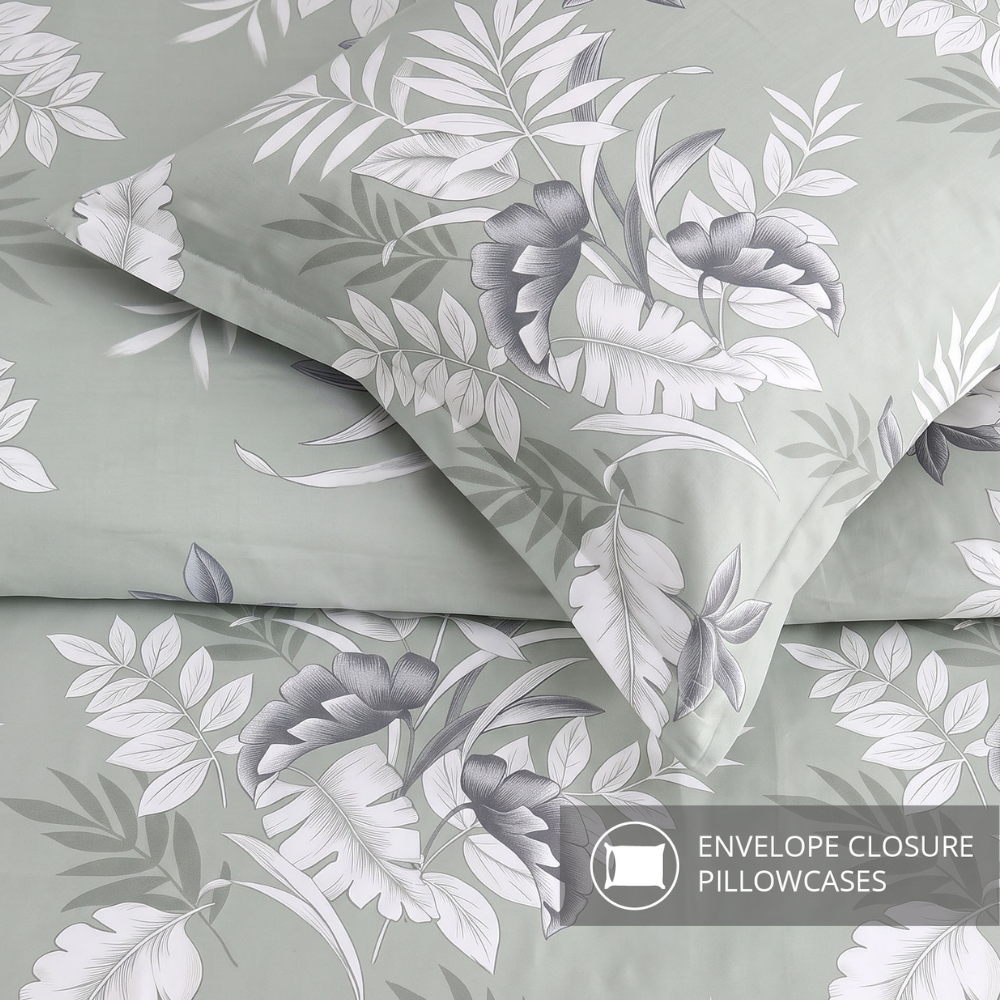 Inspire Kane 100% Cotton Quilt Cover Set