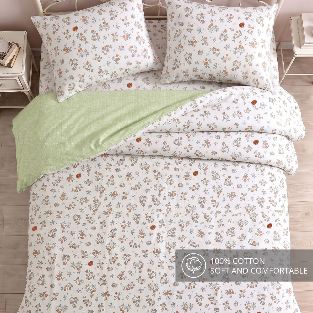 Inspire Ellery 100% Cotton Quilt Cover Set