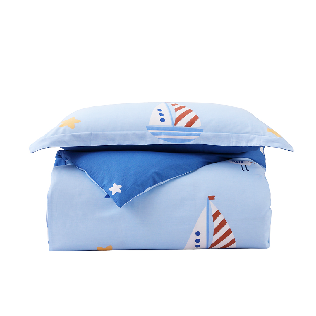 Aussino Kids Ahoy 100% Cotton Quilt Cover Set