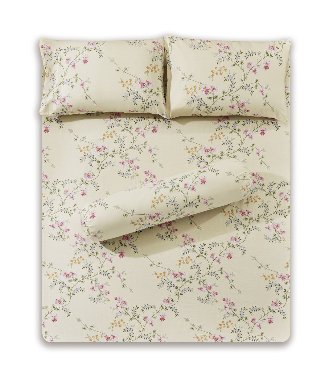 Contempo Anya 100% Cotton Fitted Sheet Set