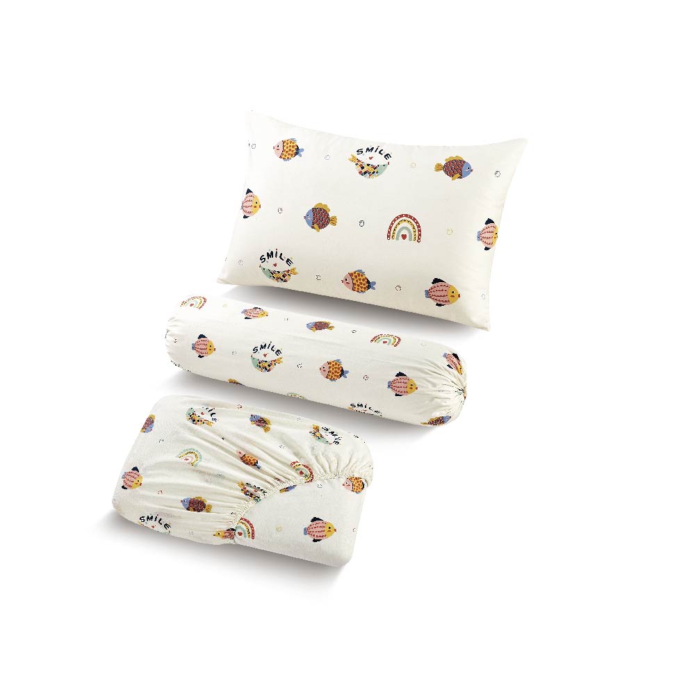 Aussino Kids Bobble 100% Cotton Fitted Sheet Set - Aussino Malaysia