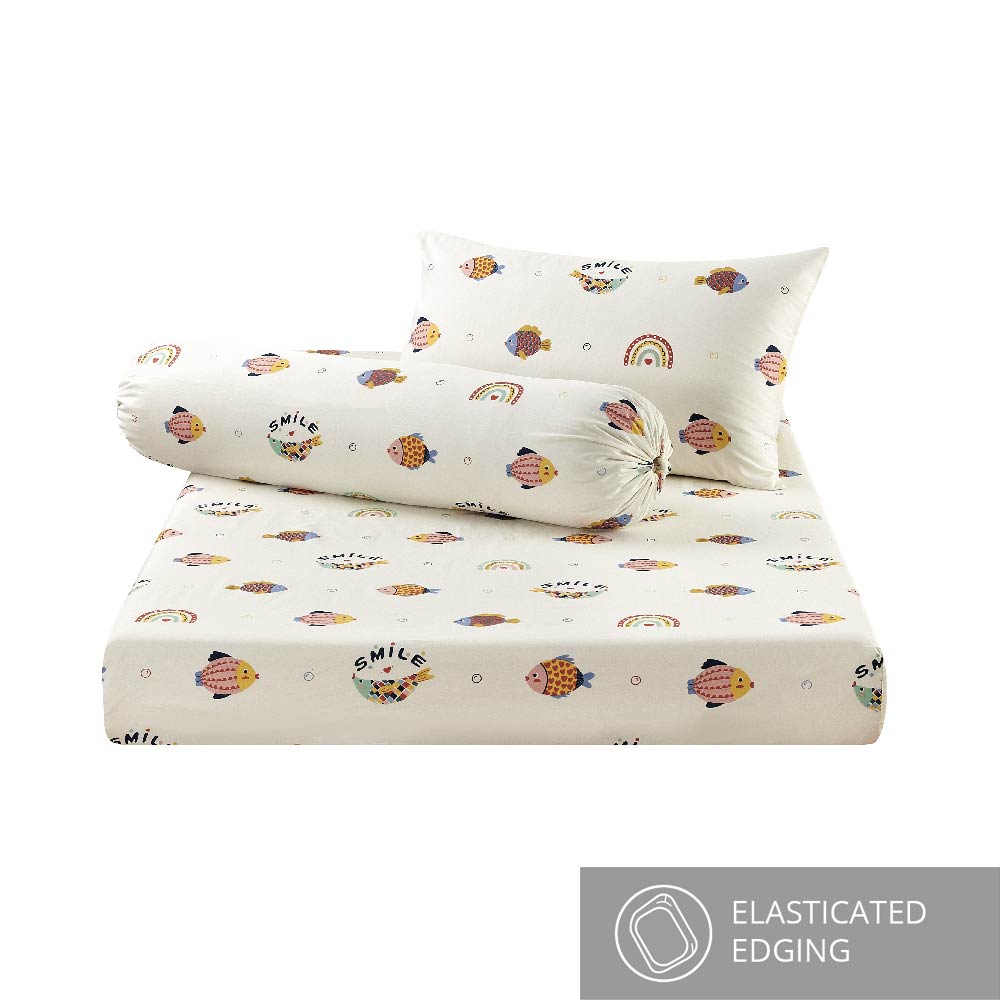 Aussino Kids Bobble 100% Cotton Fitted Sheet Set - Aussino Malaysia