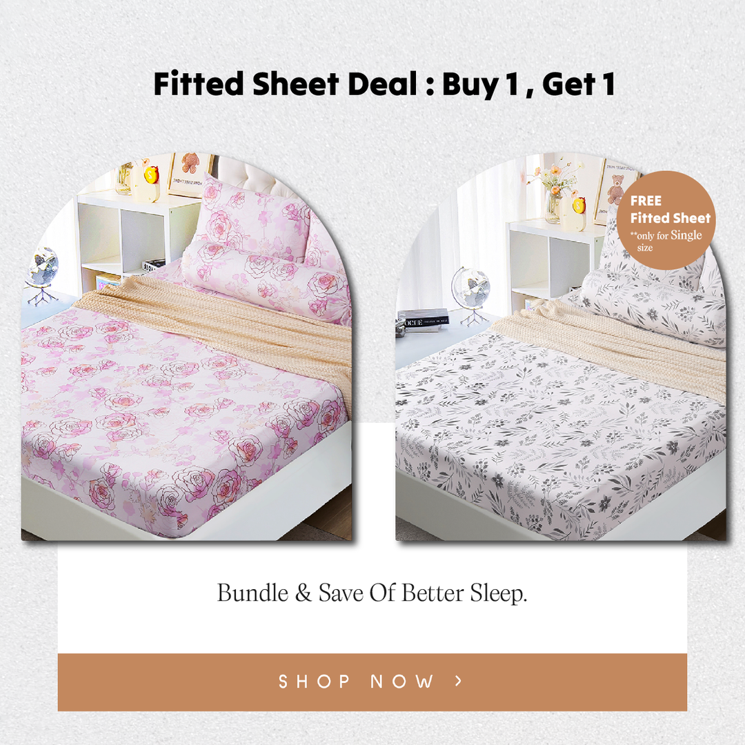 ⚡FLASH SALE⚡ Mega Bundle Deal- Contempo Rosalyn 100% Cotton Fitted Sheet Set