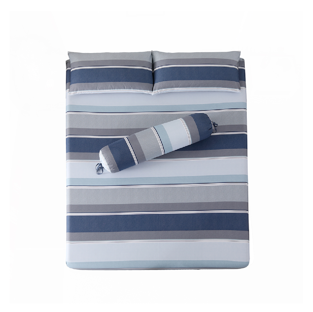 Contempo Dexter 100% Cotton Fitted Sheet Set