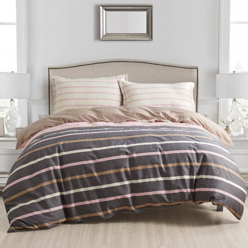 Inspire Harron 100% Cotton Quilt Cover Set - Aussino Malaysia