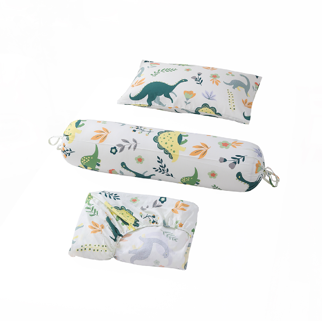 Aussino Kids Jurassik 100% Cotton Fitted Sheet Set