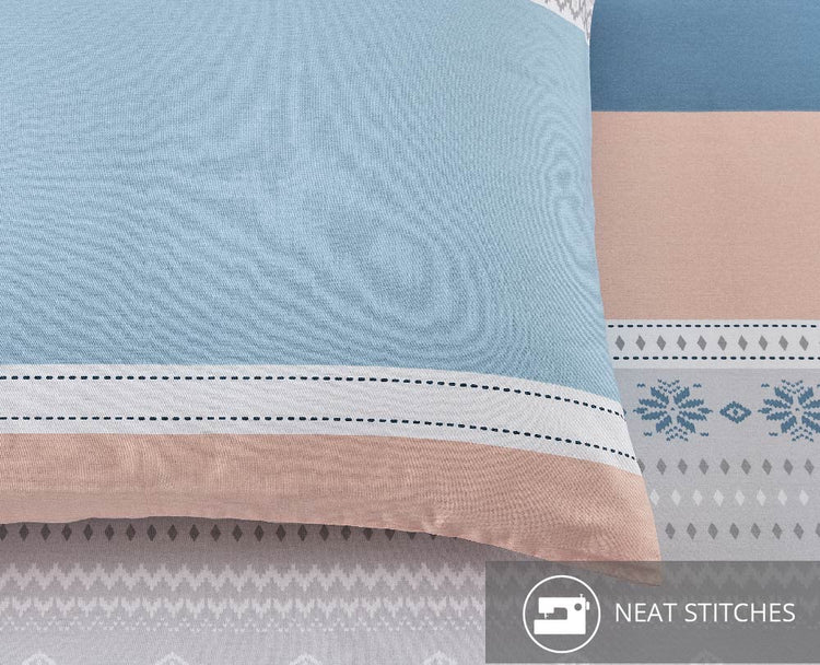 Inspire Lagoon 100% Cotton Fitted Sheet Set - Aussino Malaysia