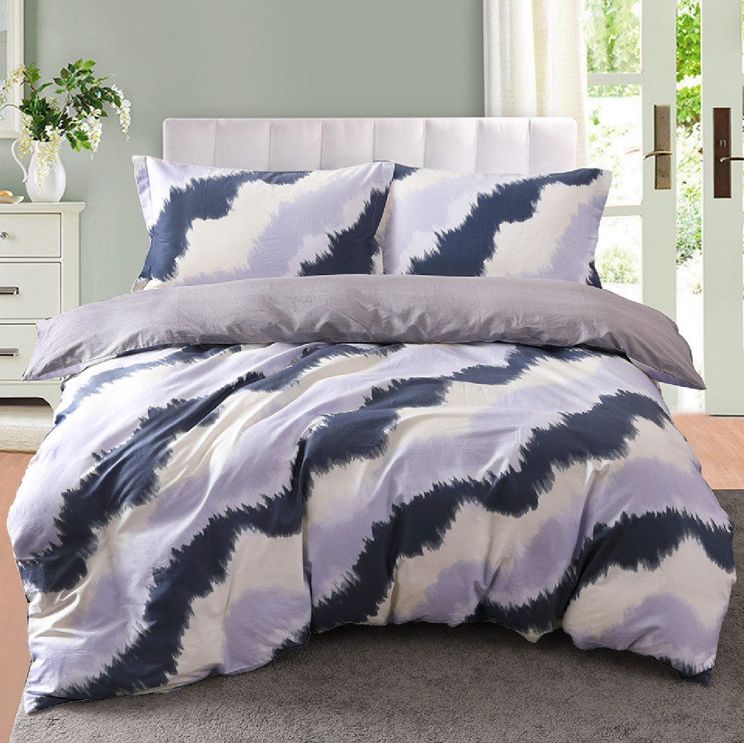 Contempo Laze 100% Cotton Quilt Cover Set