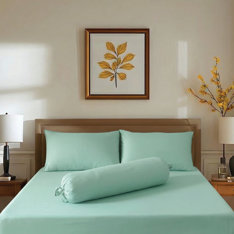 ⚡FLASH SALE⚡100% Cotton Solid Colored 800 Threadcount Fitted Bedsheet Sets