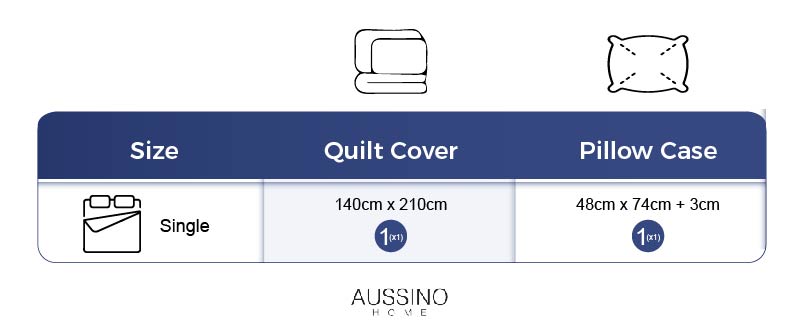Aussino Kids Cosmos 100% Cotton Quilt Cover Set - Aussino Malaysia