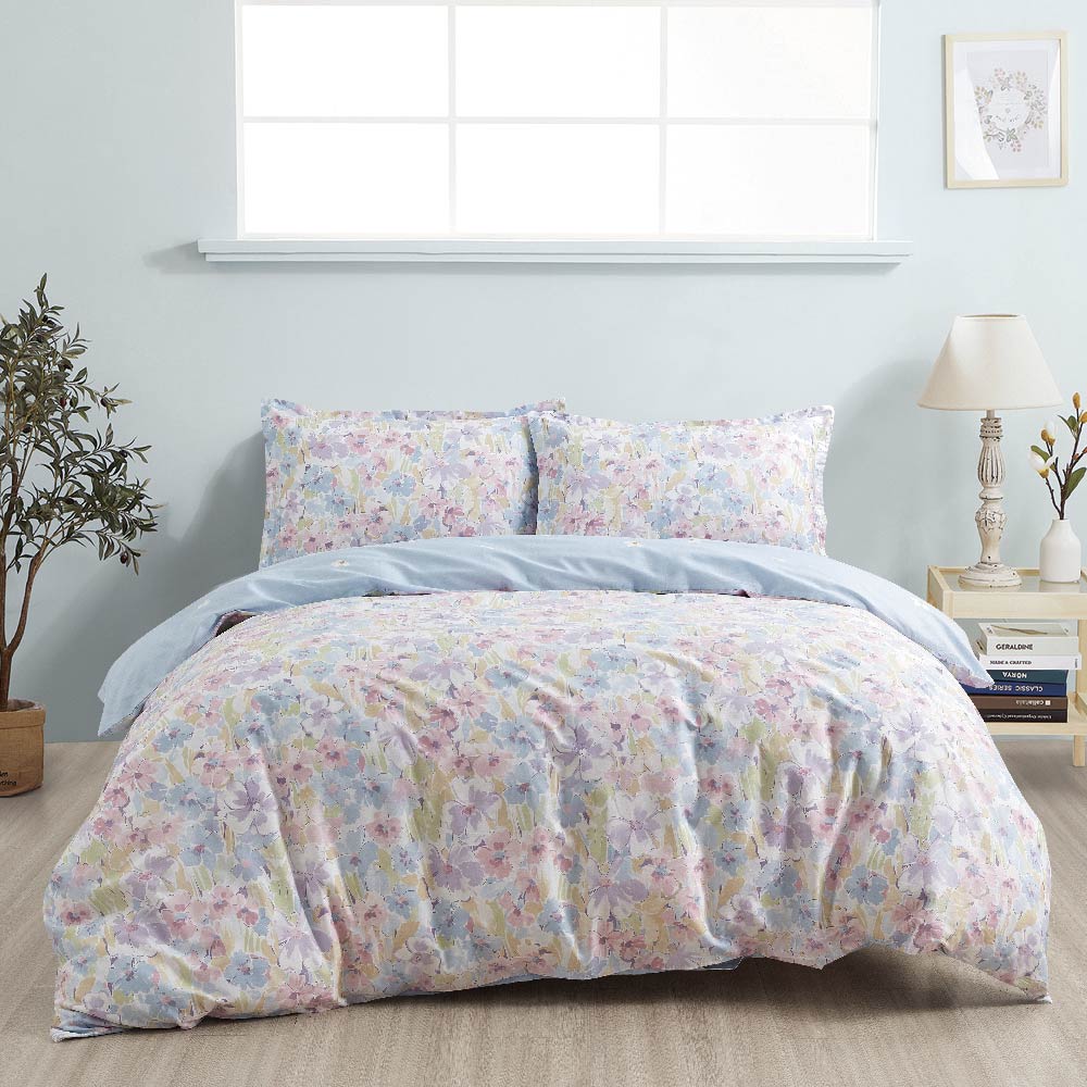 Inspire Norell 100% Cotton Quilt Cover Set - Aussino Malaysia