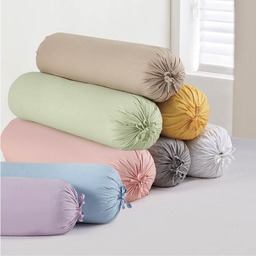 Solid Colored Bolster Case 100 Cotton