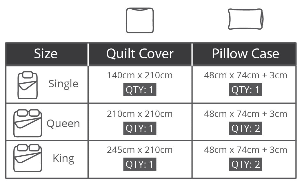Loft Zepher 100% Cotton Quilt Cover Set - Aussino Malaysia