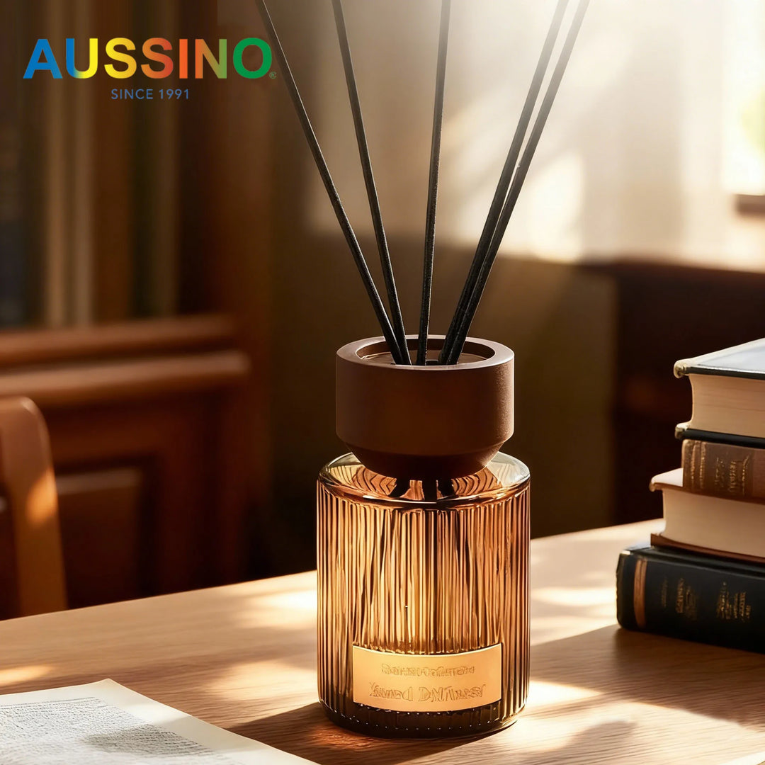 120ml Flameless Reed Diffuser Set Essential Oil Rattan Sticks Fragrance Home Fragrance Room Perfume Diffuser