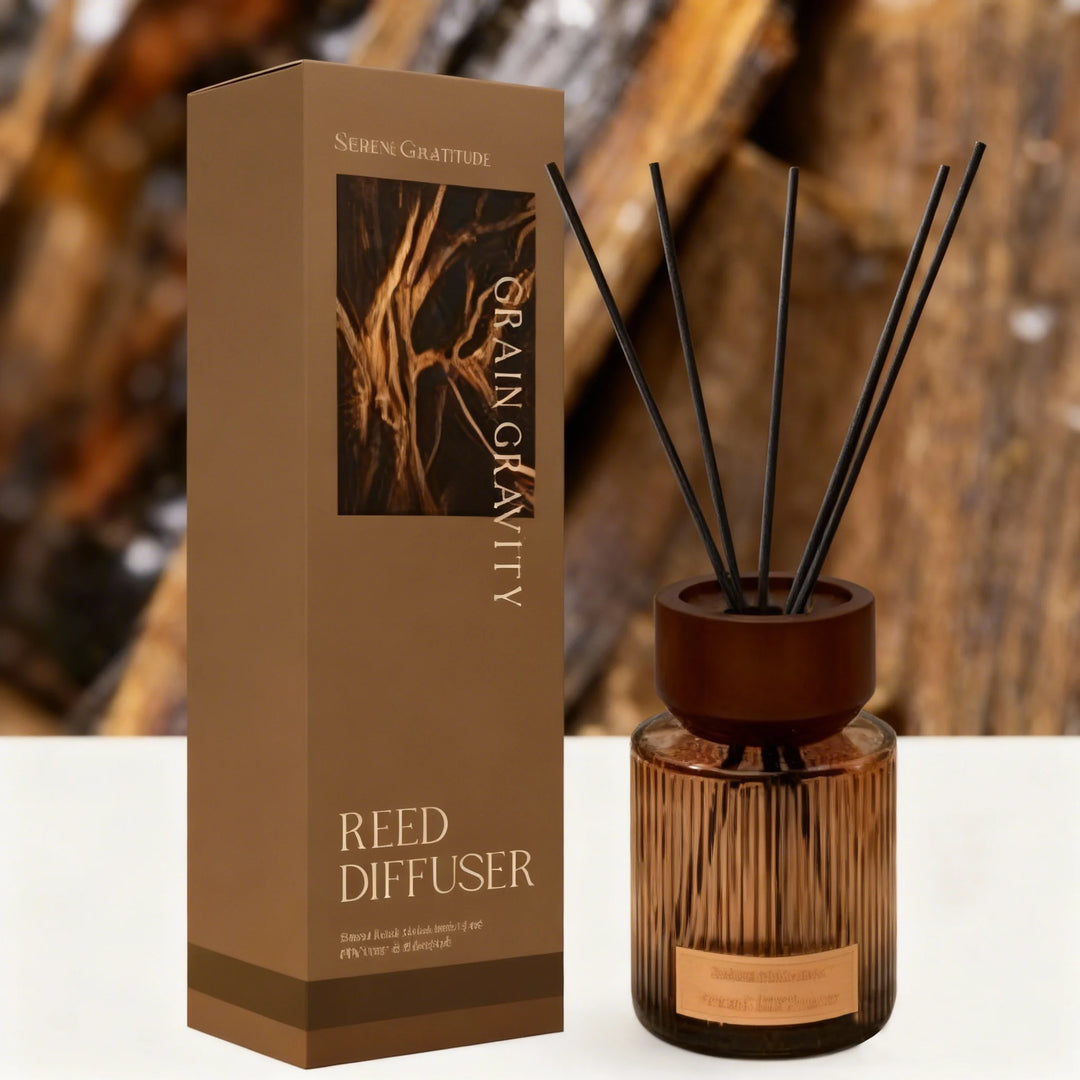 120ml Flameless Reed Diffuser Set Essential Oil Rattan Sticks Fragrance Home Fragrance Room Perfume Diffuser