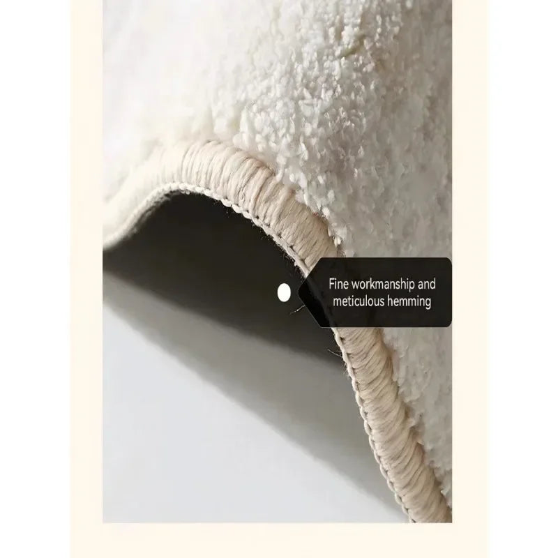 Small fresh bathroom absorbent floor mat imitation cashmere household bathroom entrance non-slip quick-drying carpet floor mat
