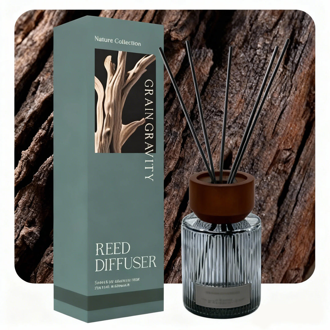 120ml Flameless Reed Diffuser Set Essential Oil Rattan Sticks Fragrance Home Fragrance Room Perfume Diffuser