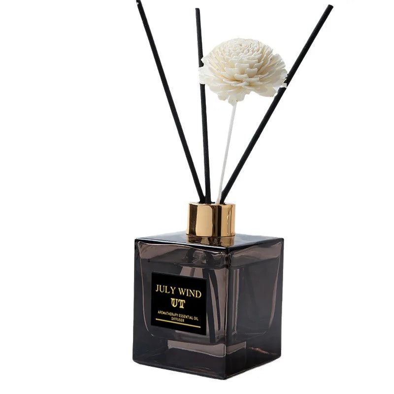 200ml Flameless Reed Diffuser Set Aromatherapy Oil Air Freshener Home Fragrance Room Perfume Diffuser
