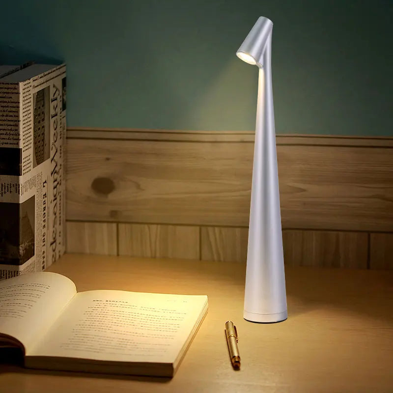 LED Table Lamp USB Charging Atmosphere Lamp Bedroom Bedside Lamp Top Touch Dimming Study Lamp Light Night Minimalist Desk Lamp