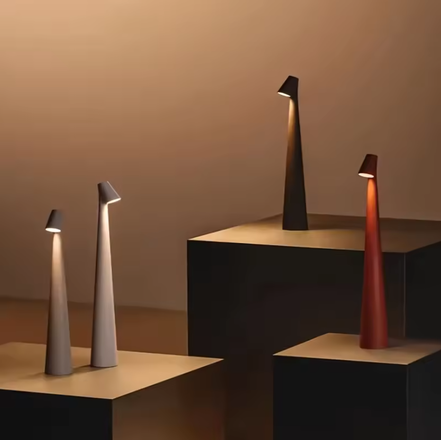 LED Table Lamp USB Charging Atmosphere Lamp Bedroom Bedside Lamp Top Touch Dimming Study Lamp Light Night Minimalist Desk Lamp